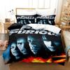 3D Print Fast and Furious Bedding Set Boys Girls Twin Queen King Size Duvet Cover Pillowcase Bed Boys Adult Home Textileextile
