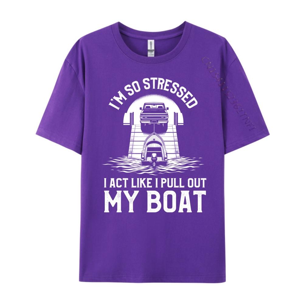 Funny Boat Accessories For Men Captainboating Boat Captain Clothing High Quality Graphic Tee Shirt Casual