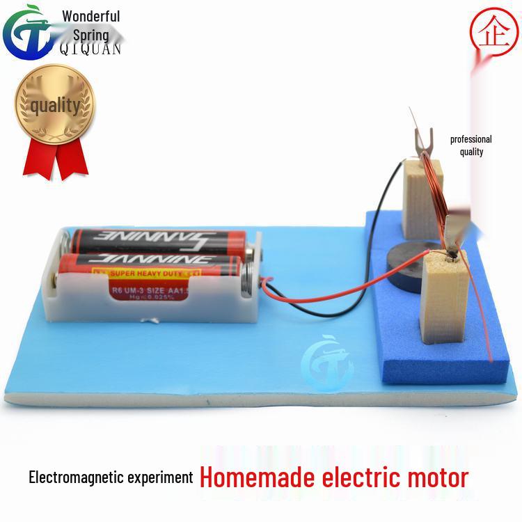 DIY Electric Motor Kit: Electromagnetic Induction Experiment Toy for Creative Science Learning