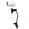 Flexible Metal Hose with Plastic Clamp and AntiSlip Pad Stand for Securely Mounting Microphones Hair Dryers Small Fan