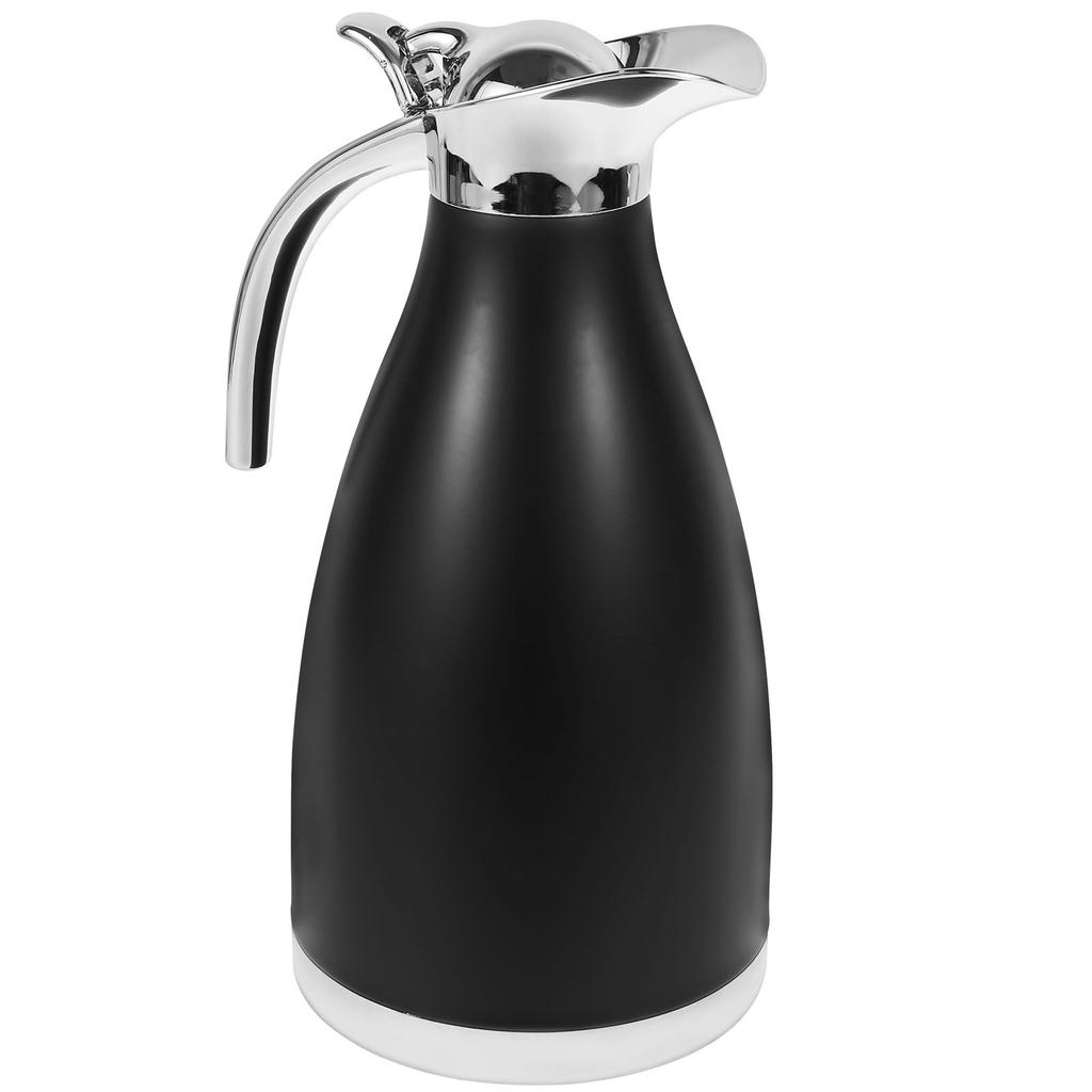 Thermal Coffee Carafe  Leak-proof 2L Thermal Pot Stainless Steel Insulated Coffee Carafe Practical Insulated Tea Pot for Kitchen