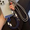 3-in-1 120cm Crossbody Handy-Hängeseil Nacken-Lanyard Armband Abnehmbares Handy-Lanyard Wasserbecher-Hängeseil