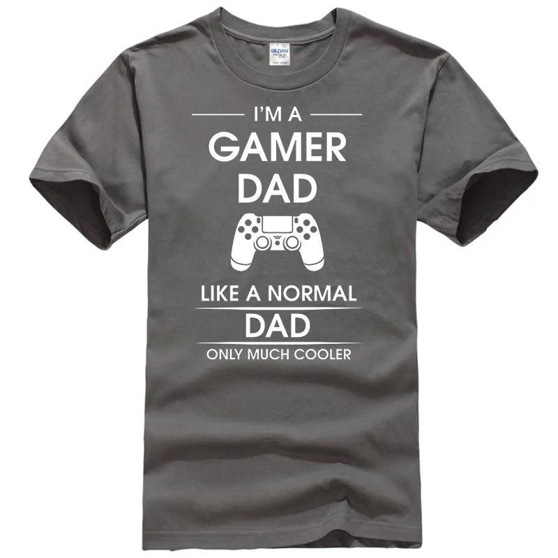 Im A Gamer Dad Fathers Gift Advanced Warfare Console Gaming T Shirt Mens Short Sleeve Casual Cotton ONeck Summer TShirt
