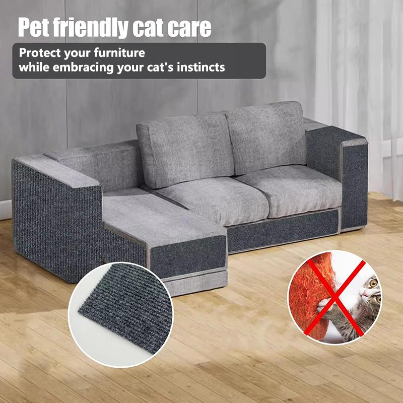 Anti-Katzenkratzmatte Zuschneidbare Selbstklebende Teppichmatte Pad Katze Haustier Kratzbaum Möbel Sofaecke Innen Sofa Wandschutz