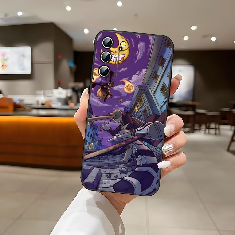 

S-Soul Eater Phone Case For S25 Samsung S26 S24 Ultra S22 S23 S20 Fe S21 Plus A54 A34 A16 A53 Back Cover Samsung s26ultra