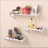 Boorvrije PVC Hout-Kunststof Wandplank – Aan de Muur Gemonteerde Boekenplank & Bloemenstandaard voor Slaapkamer & Woonkamer Decor