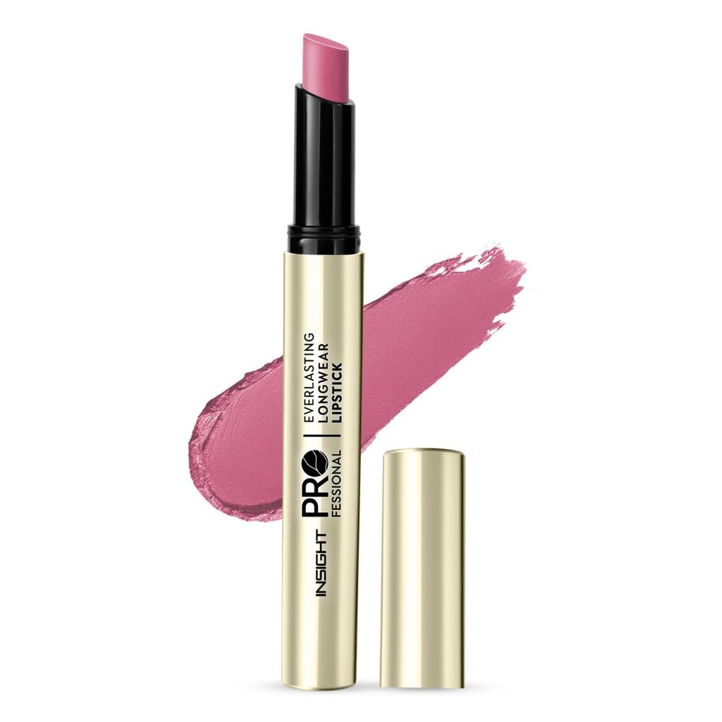 INSIGHT Professional Everlasting Longwear Lipstick | Velvety Smooth Finish | Highly Pigmented | Transferproof,Waterproof,Smudgeproof | Infused Wi
