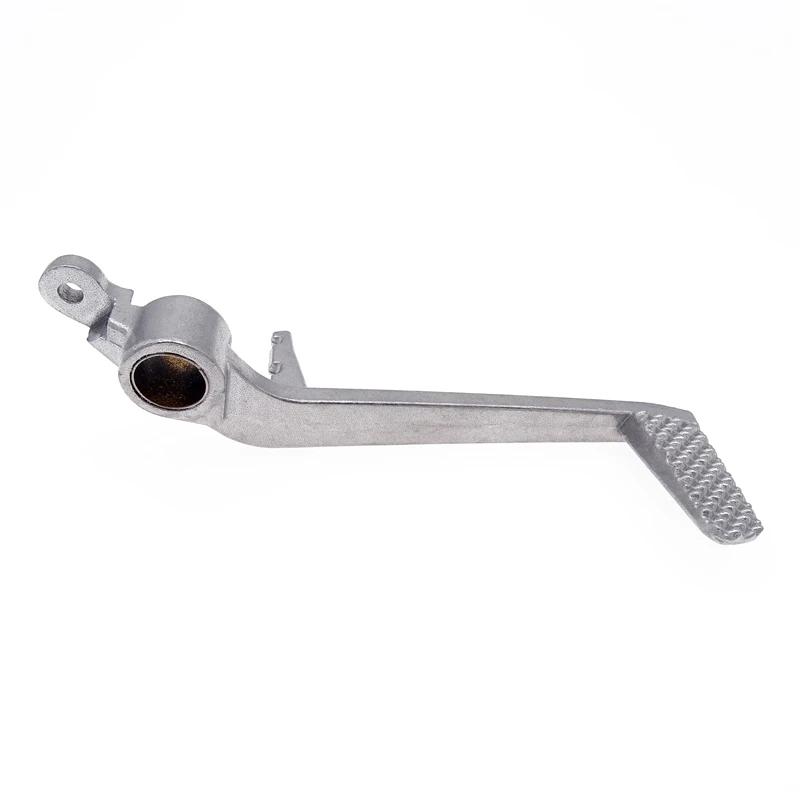 1 Piece Silver Aluminum Motorcycle Rear Brake Lever Foot Rest Pedal Motorcycle Parts For YAMAHA YZF1000 R1 2004 2005 2006