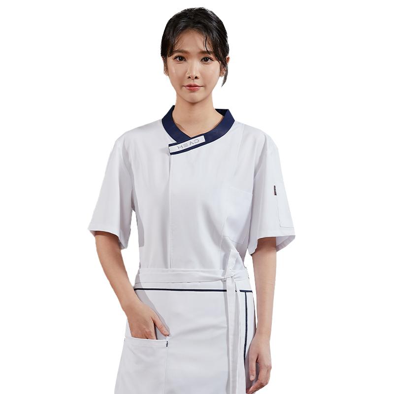 Catering Kitchen Uniform for Woman Chef's Jackets Professional Cooking Clothes Hotel Cook Shirt  Restaurant Waiter Workwear