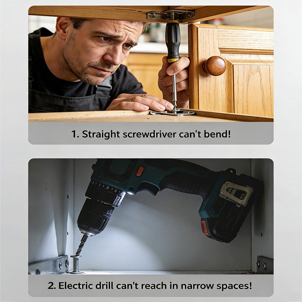 90 Degree Angled Adapter Bit Screwdriver Right Angled Driver Metal Steel Screwdriver Angled Tool for Screwdriver Bit