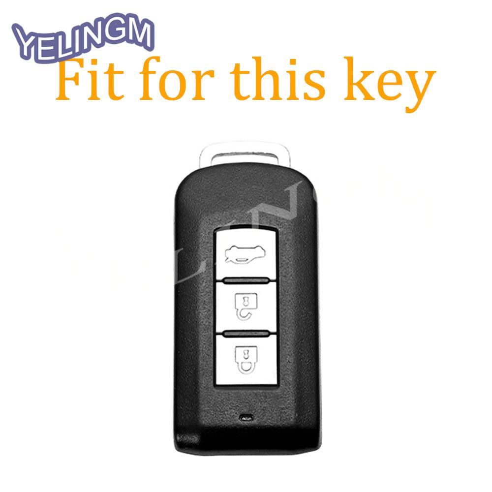 Soft Tpu 3 Button Key Cover For Mitsubishi Xpander Outlander Asx Pajero Eclipse Cross Montero Remote Car Key Case Cover Shell