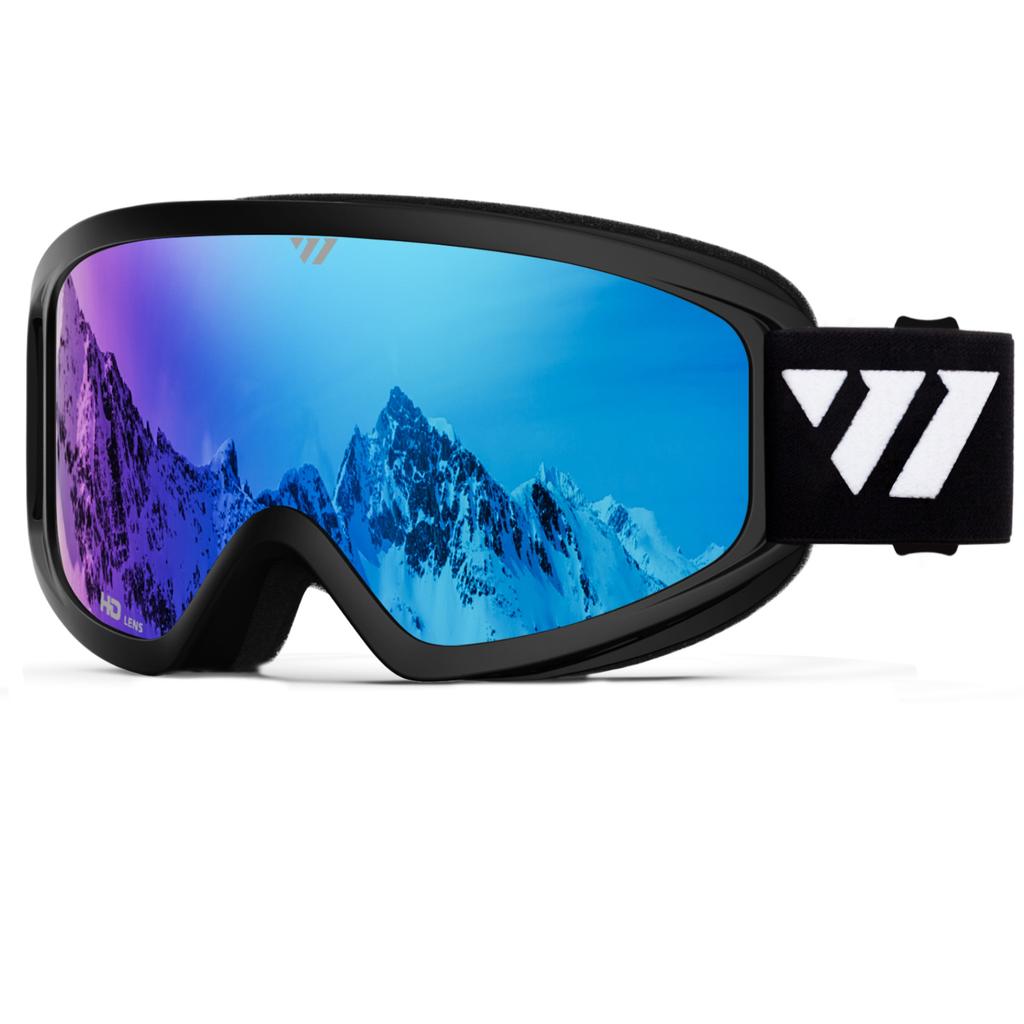 JULI Brand Professional Ski Goggles Double Layers Lens Anti-fog UV400 Ski Eyeglasses Skiing Snowboard Gogglesw Goggles Men for Women W1