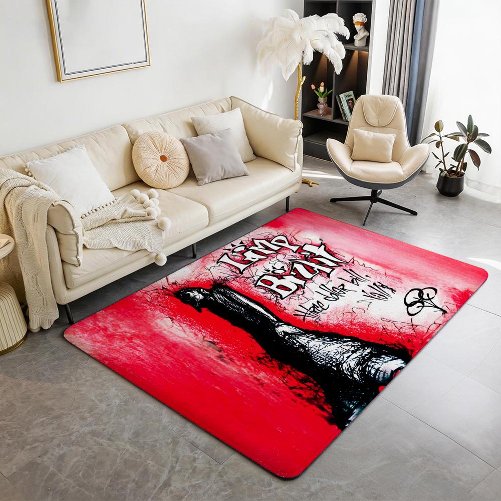 Limp Bizkit Classic Floor Mat Eco  Flannel Doormat Non Slip Odorless Indoor Floor Rug Soft Short Plush Home Mat