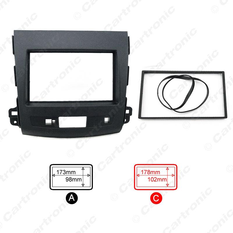 Mitsubishi Outlander 2008-2012 Car Audio & Video Modification Frame Panel