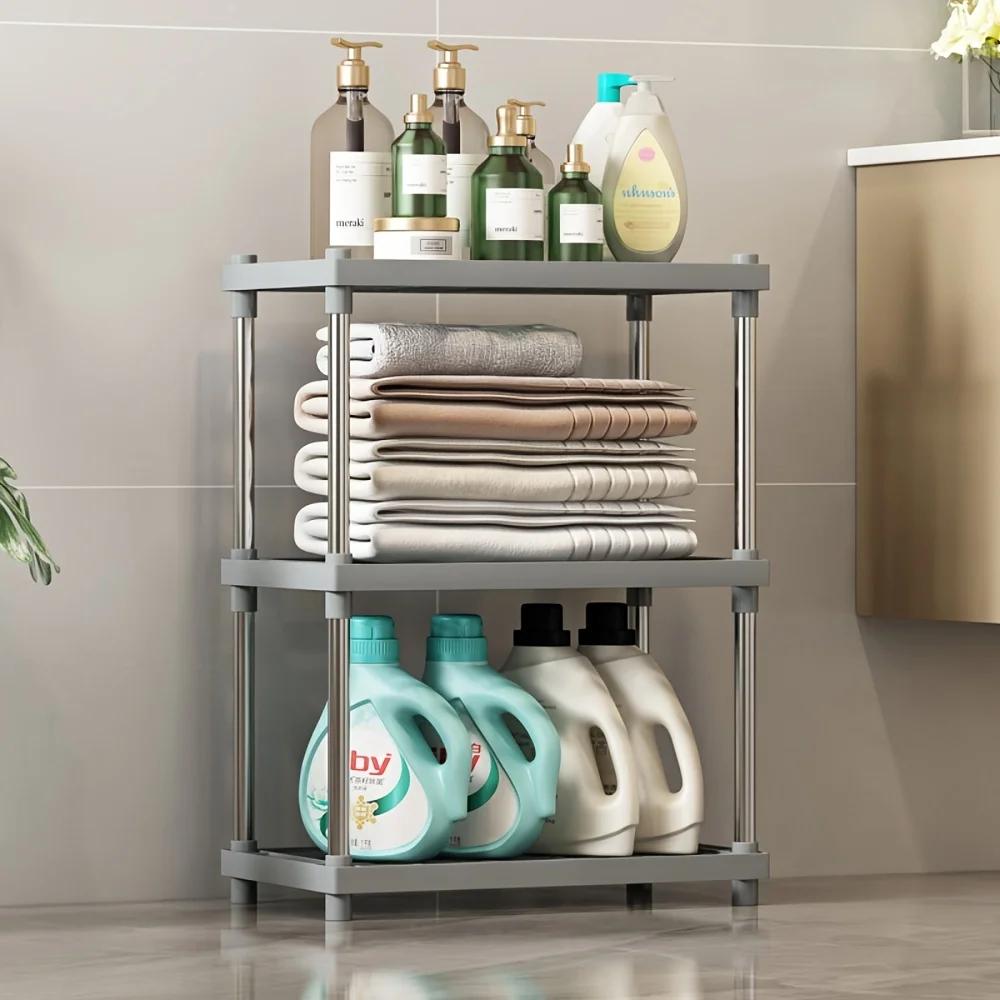 Bathroom Storage Storage Shelf Interspace Gap Shelf Kitchen Storage Shelf Rack Fridge Side Seam Finishing Rack