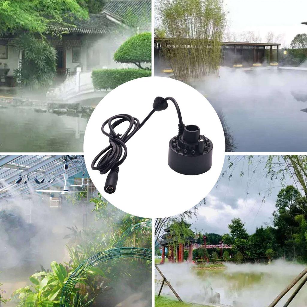 12 Led Industrial Incubator Humidifier Pond Atomizer Air Udifiermih DC 24V Mist Maker Fogger Water Fountain