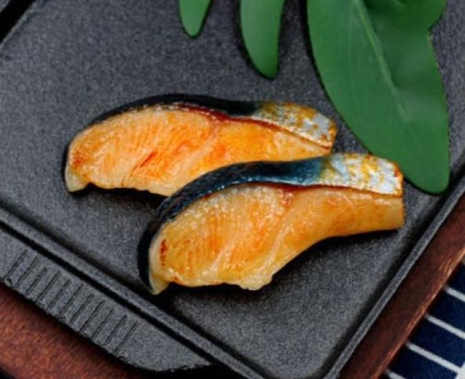 Speed Mao Delicious Grilled Salmon Fish Food Set of 3 Samples,