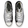 CHIARA FERRAGNI X Chuck Taylor All Star 1970s Sequin Big Eyes High-top Canvas Shoes Women's Silver and Black