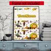Biene Maja Customize Your Name Diamond Painting Round Diamond Diy Frameless Holiday Artwork Suitable For Home Office Wall Decoration