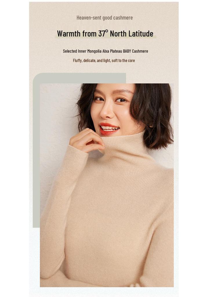 Lekasha Women's Autumn/Winter Striped Cashmere Knit Sweater.