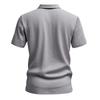 Summer New Men's British Casual Buttoned Loose Linen Lapel Short Sleeved Top