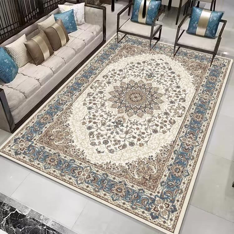Persian Carpet Retro Ethnic Style Living Room Carpet Fully Covered Carpet Sofa Tea Table Carpet