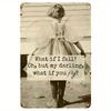 pc Vintage Aluminum Metal Sign Poster with Artwork Restaurant Bar Cafe Coffee Shop Iron Painting D Flat Tin Sign Fun Hom