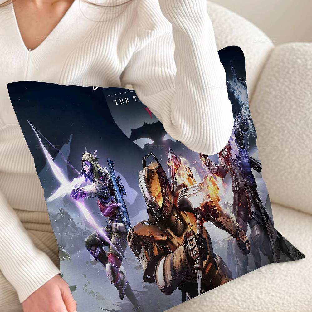 Game D-Destinys In Stocked Gamer Maple Design Cushion Cover Happy Autumn Harvest Decor Holiday Decorati Pillow Cover