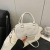 Portable New Bowling Bag Women's 2025 Spring and Summer New Korean Version Fashion Shoulder Bag Simple Casual High Texture