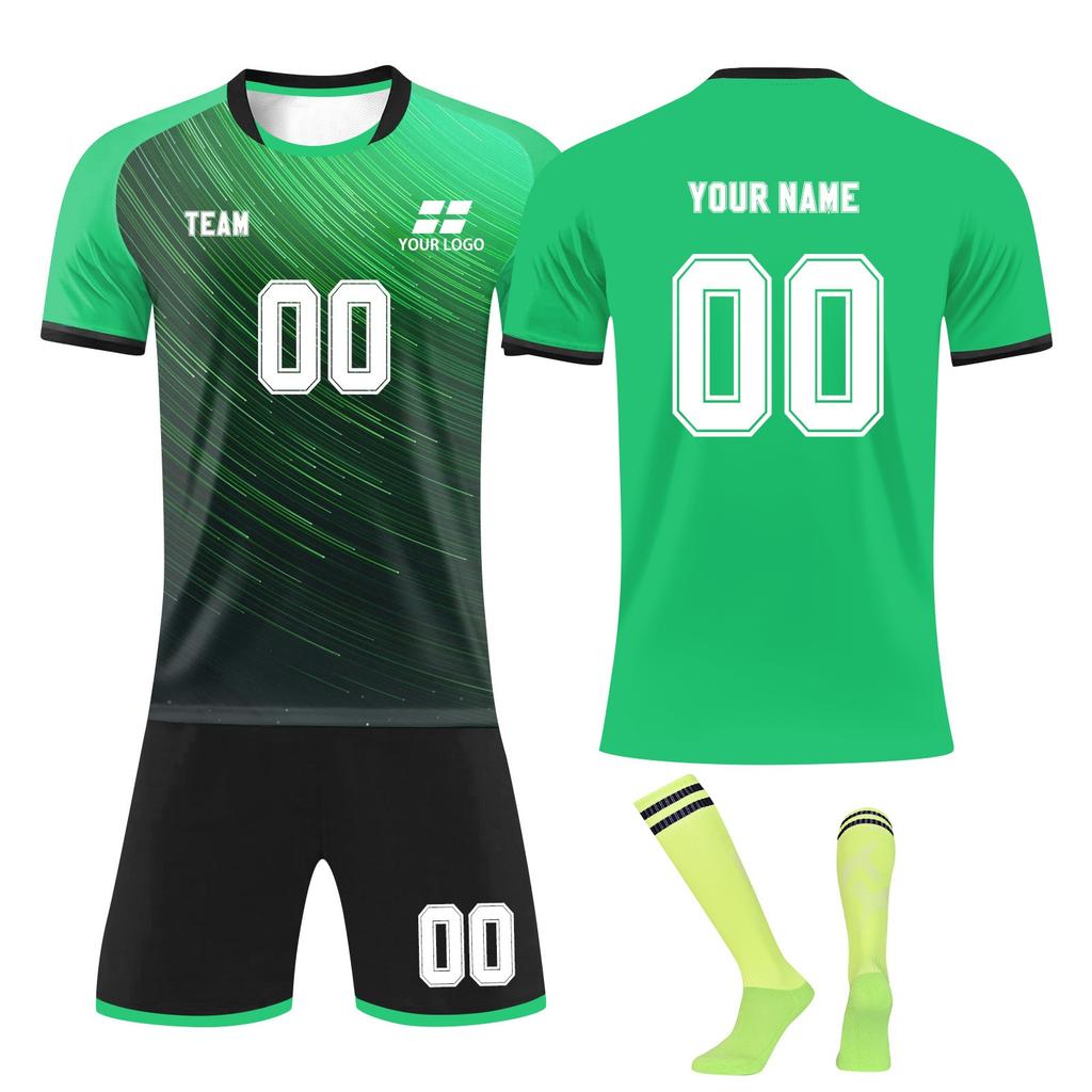 Personalizovaná sada košil Pánská Dívčí s číslem jména Vlastní fotbalové dresy pro chlapce tréninkový oblek