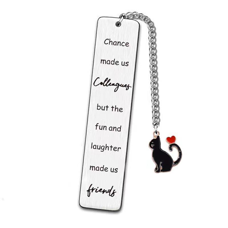 Elegant Stainless Steel Leaf Bookmark - Ideal Graduation, Teacher's Day, or Thanksgiving Gift