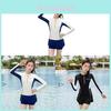 Childrens Long Sleeve Swimsuit Set With Quickdry Polyester For Water Sports And Summer Beach Fun