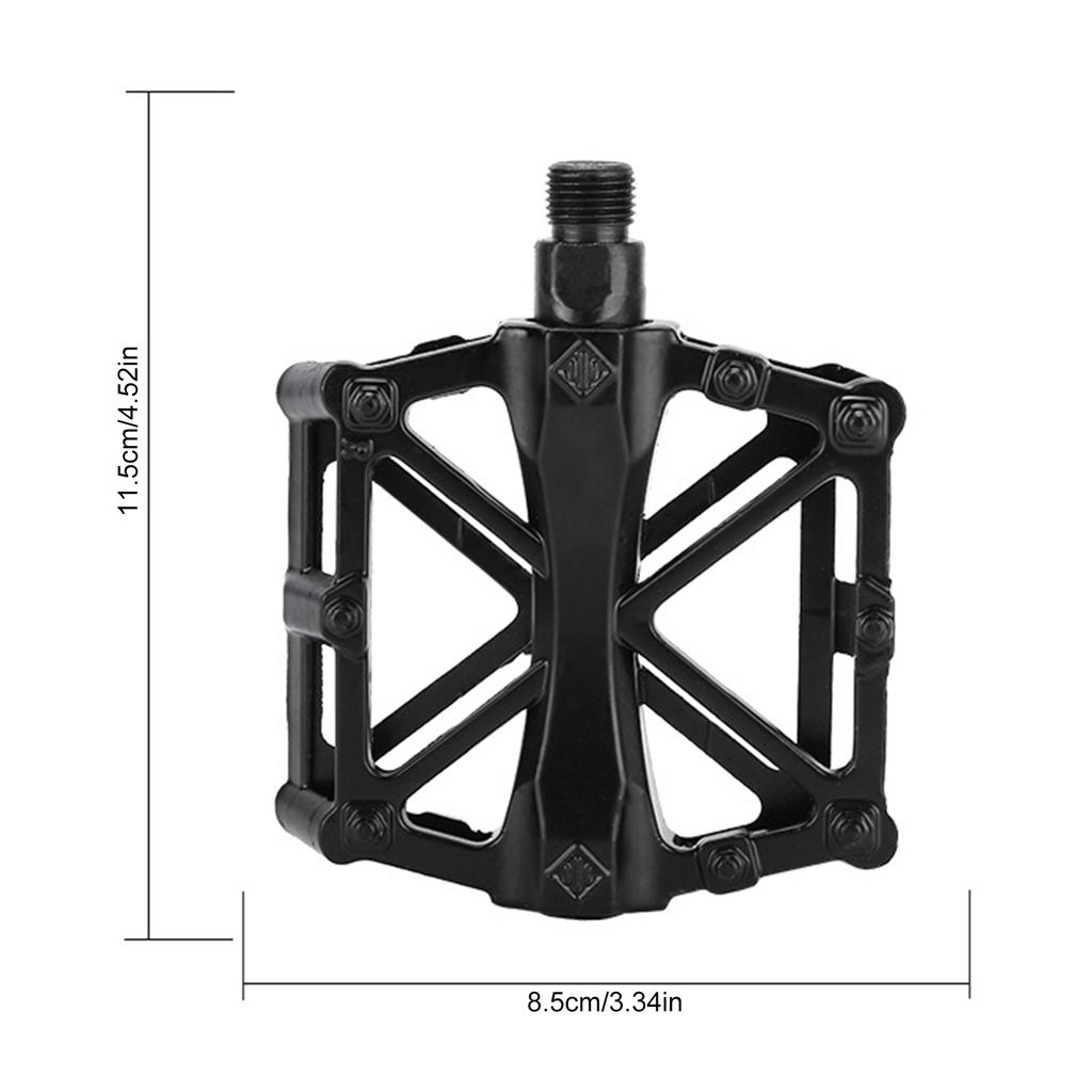 Road Mountain Bike Pedals Non-Slip & Durable X-shaped Bicycle Foot Pedal for Road And Leisure Bikes