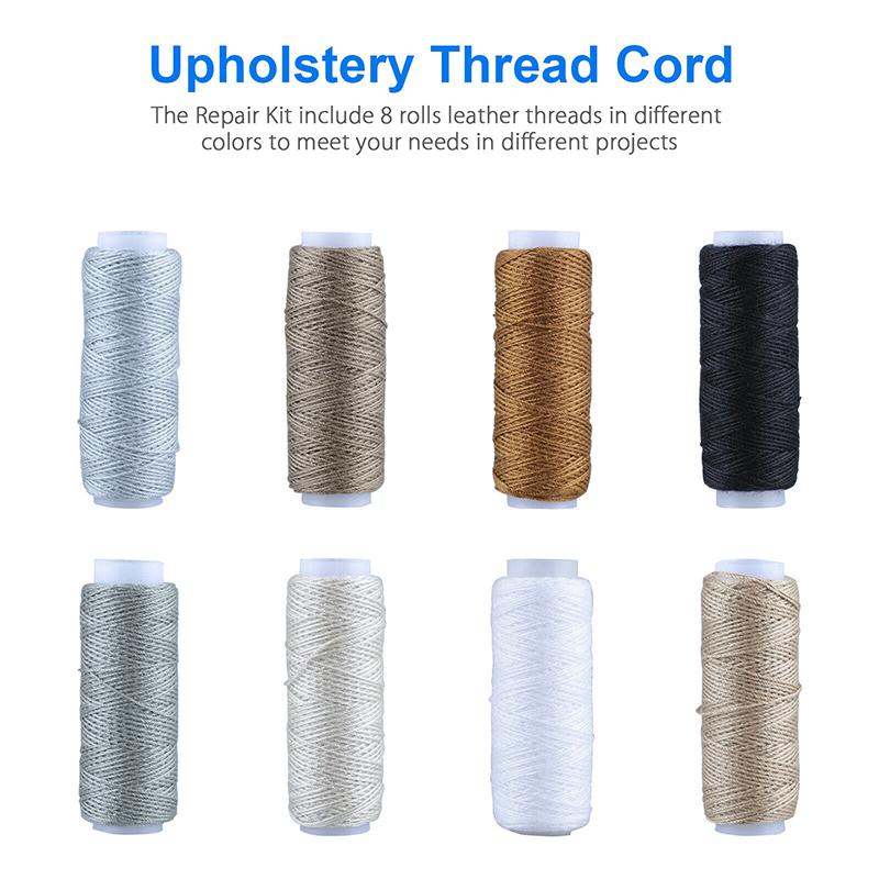29X Leather Craft Punch Tools Kit Stitching Carving Working Sewing Needles Awl