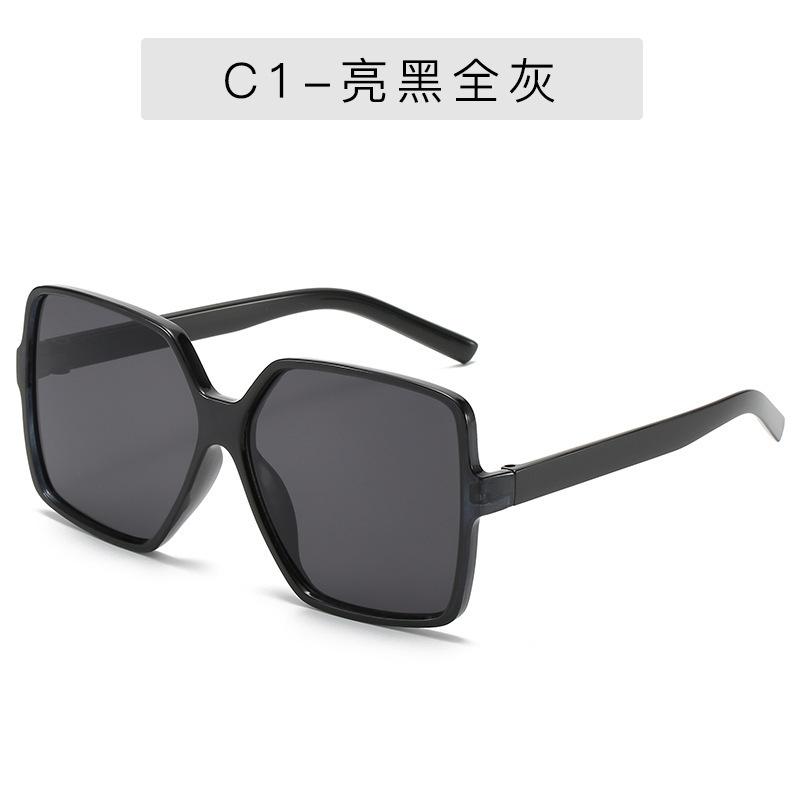 New Fashion Women Oversized Square Frame Sunglasses Gradient Brand Designer Eyewear Female Sun Glasses UV400 Shades