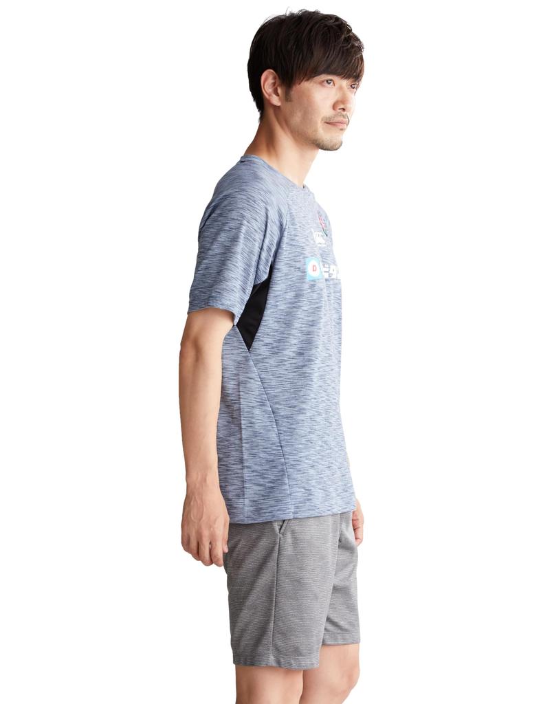 Canterbury JAPAN WORKOUT TEE 20_Blue Gray 3L
