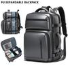 Men's anti-theft expandable backpack - Large-capacity laptop bag, expandable design, multiple compartments and zipper pockets, t