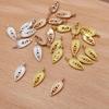 Color-Preserving Alloy Teardrop Pendant for Handmade DIY Vintage Hairpins, Necklaces, Earrings, and Jewelry Accessories.