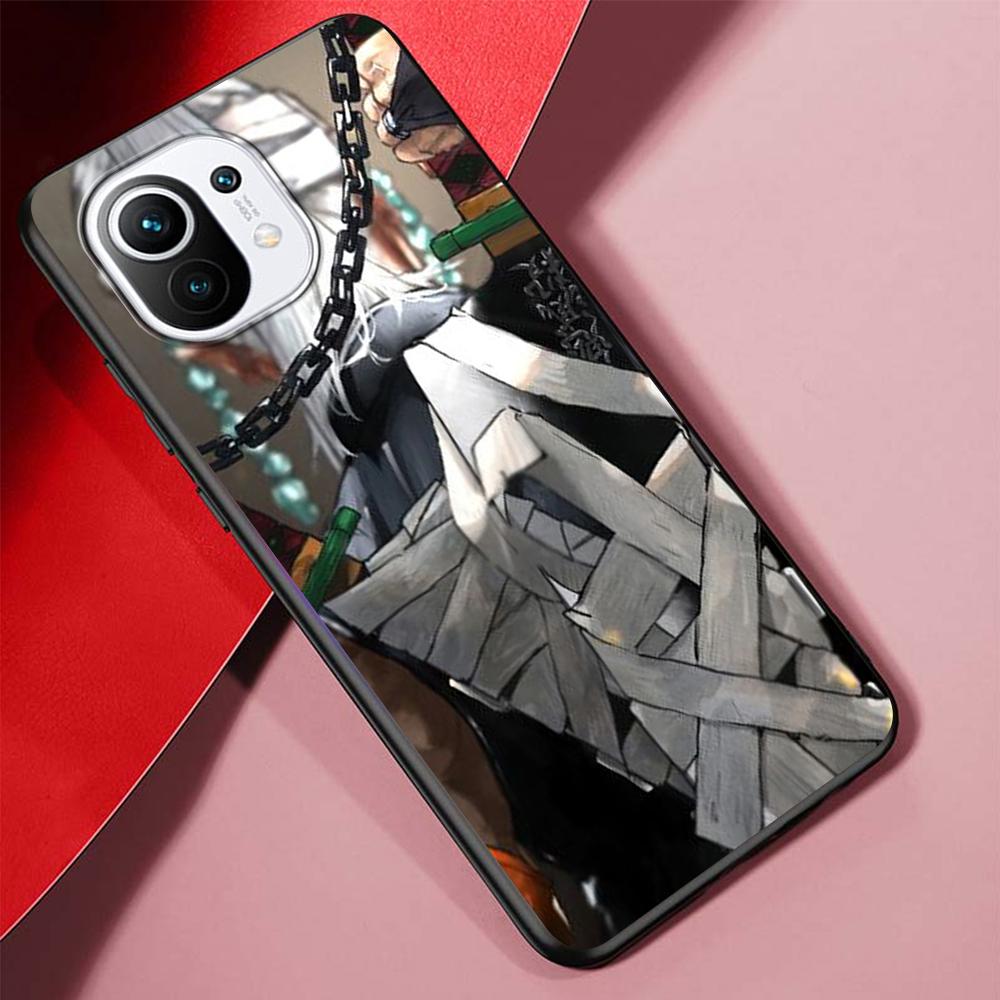 Anime Demon Slayer Case for Xiaomi Mi 11 Lite 5G 12 Pro Note 10 10T 9 SE 9T 10S 8 A2 Lite CC9 Redmi Note 11 9S TPU Phone Cover