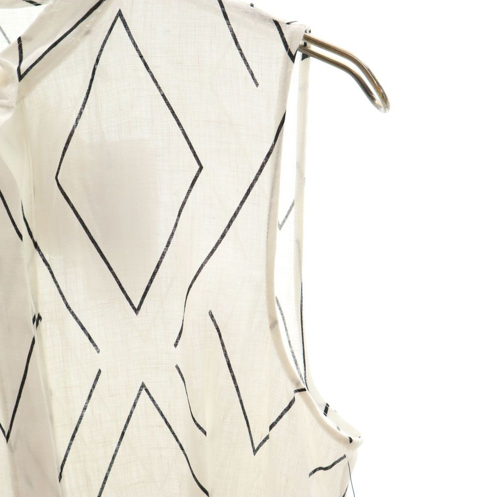 Unused EQUIPMENT Linen 100% Overall Handle No Sleeve Flare Long Dress 2 Women Used