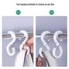 Multifunctional S-shaped Plastic Hook for Kitchen & Bathroom Wardrobes