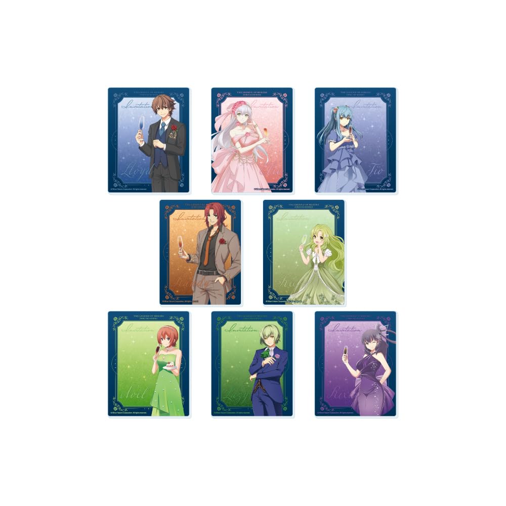 Легенда о героях: Тропы Зеро 01 [Оригинальная Иллюстрация] Полный Набор Акриловых Карточек (Коробка из 8 шт.)