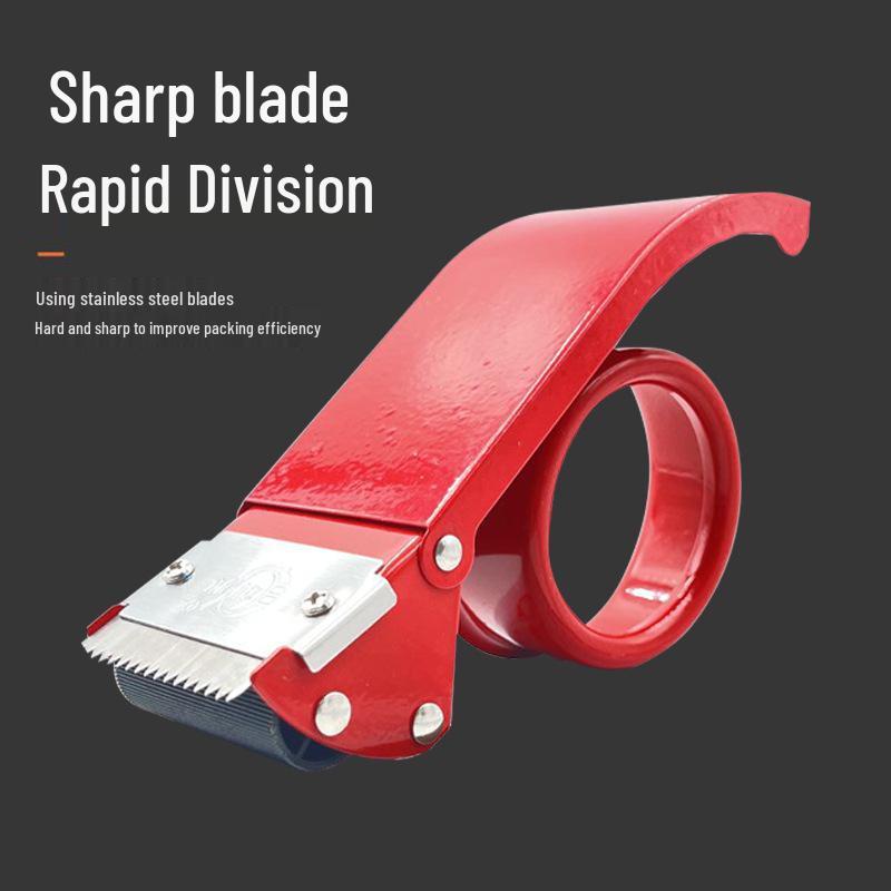 Handheld Transparent Tape Cutter for Carton Sealing & Packing