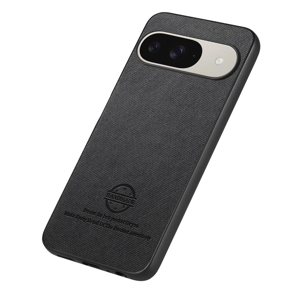 For Google Pixel 10 Pro/10/9 Pro/9 Leather Phone  Back Cover with Cloth Texture