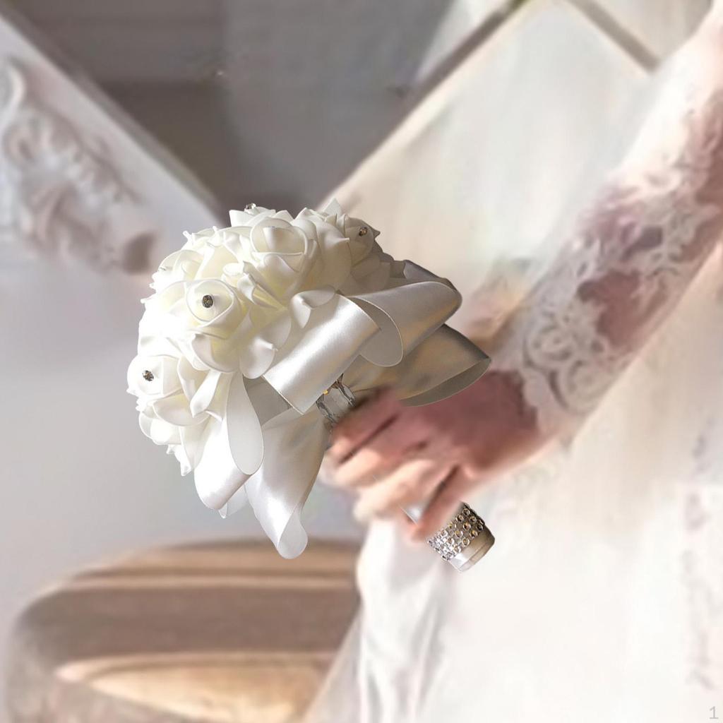 Artificial Flower Arrangement for Bride Wedding Bouquets Tossing Bouquet Events