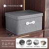 Foldable Cotton Linen Storage Box
