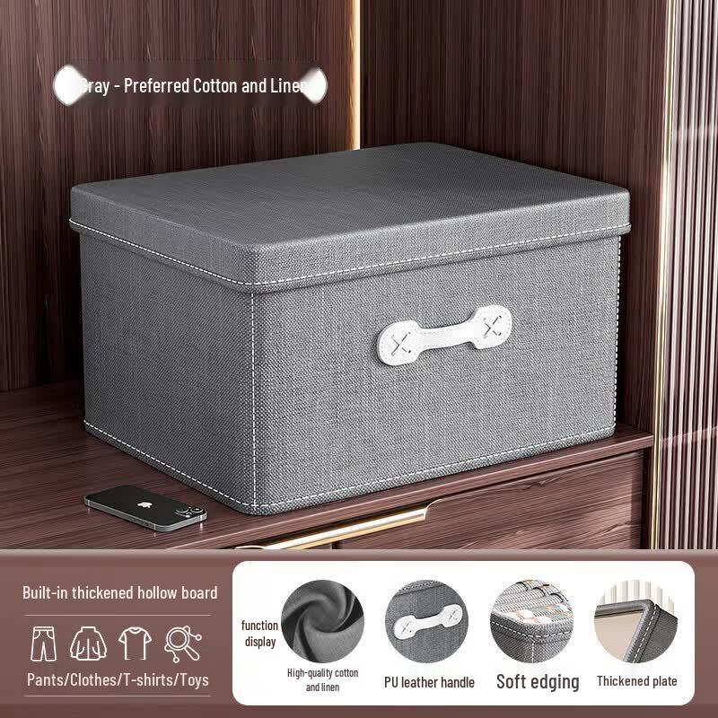 Foldable Cotton Linen Storage Box
