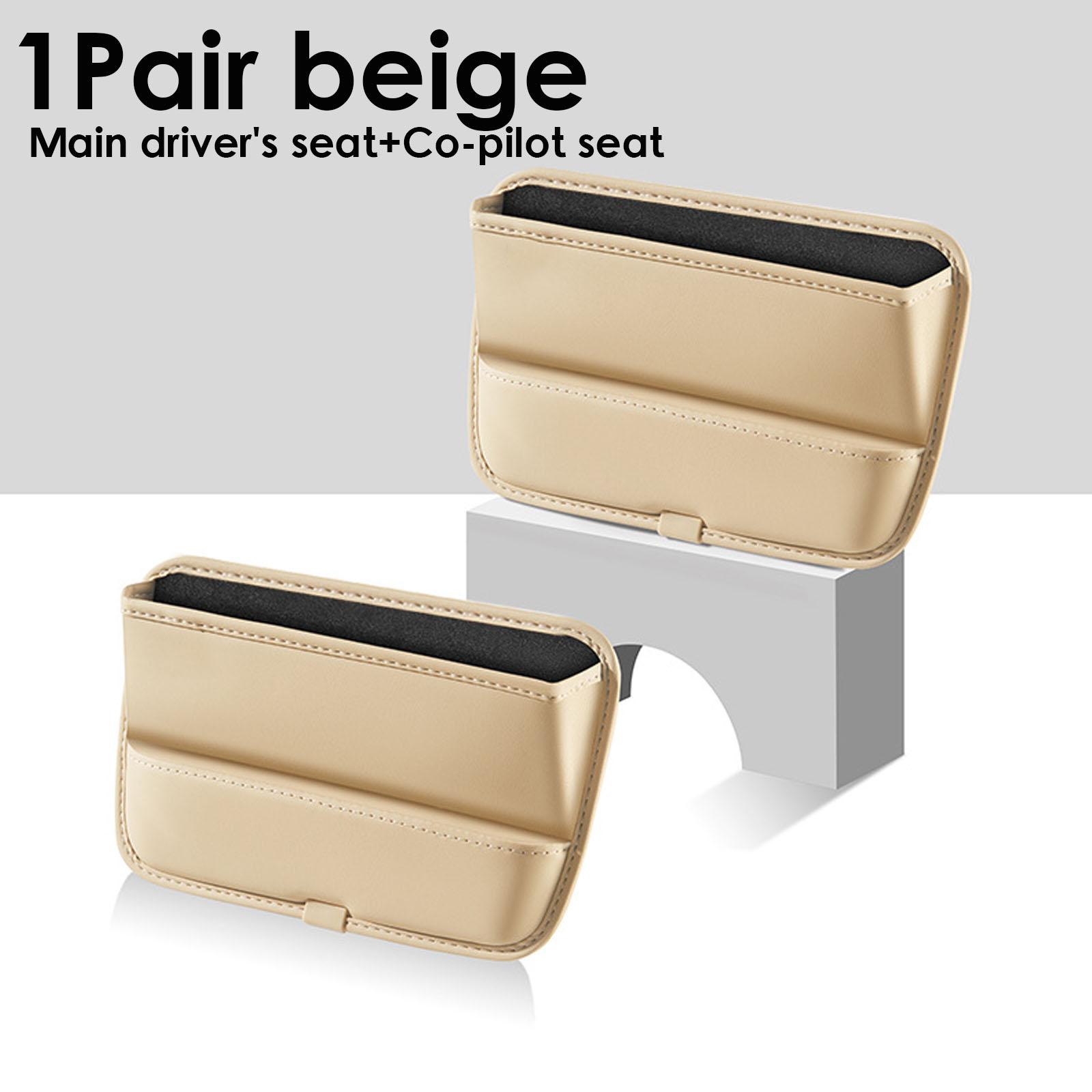 

2 шт. из искусственной кожи, автомобильная консоль, наполнитель бокового сиденья, органайзер для переднего сиденья для ключей мобильного телефона, мелкие предметы, автомобильная промышленность белый