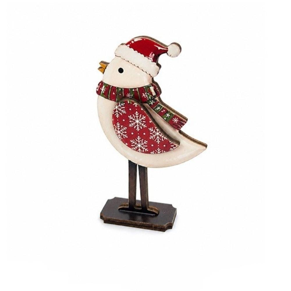 Long Legs Bird Figurine Ornament 2D Flat Holiday Tabletop Decor Christmas Bird Statue Christmas