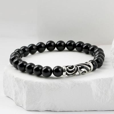 SHOVEOFF SVB-#405 Pipe Onyx Bracelet